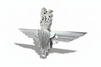 Parachute Regiment 3D Printed Cap Badge Queen's Crown - Precision Military Emblems
