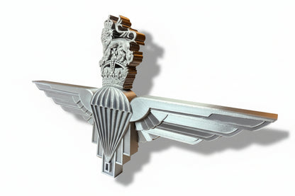 Parachute Regiment 3D Printed Cap Badge King's Crown - Precision Military Emblems