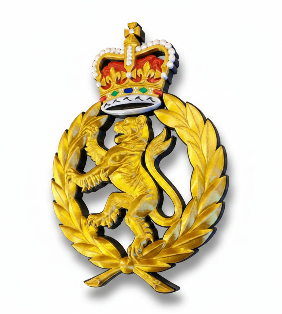 Women's Royal Army Corps 3D Printed Cap Badge - Precision Military Emblems
