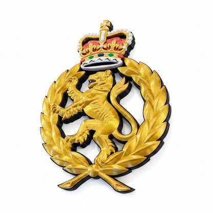 Women's Royal Army Corps 3D Printed Cap Badge - Precision Military Emblems