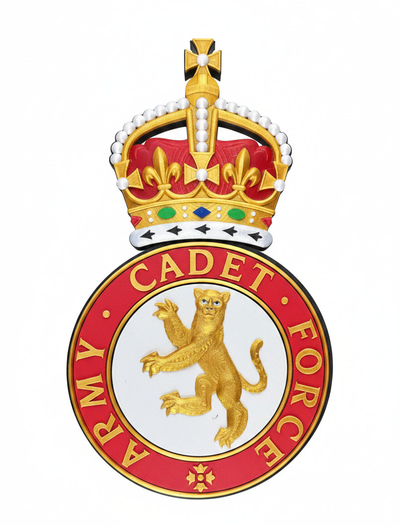 Army Cadet Force (ACF) 3D Printed Logo - Precision Military Emblems