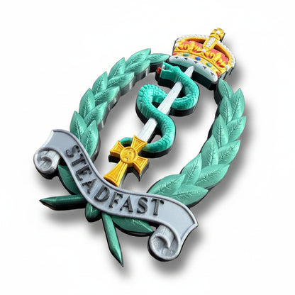 Royal Army Medical Service 3D Printed Cap Badge - Precision Military Emblems