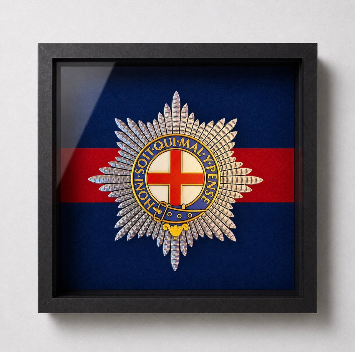 Coldstream Guards Cap Badge Display Frame - Precision Military Emblems 