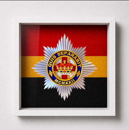 4th/7th Royal Dragoon Guards Cap Badge Display Frame - Precision Military Emblems 