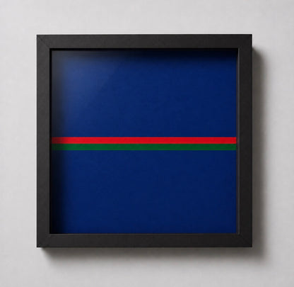 Royal Pioneers Full Colour Cap Badge Display Frame