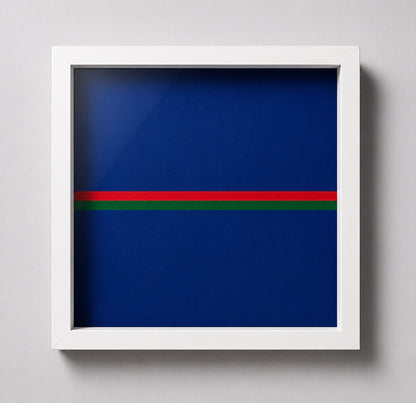 Royal Pioneers Full Colour Cap Badge Display Frame