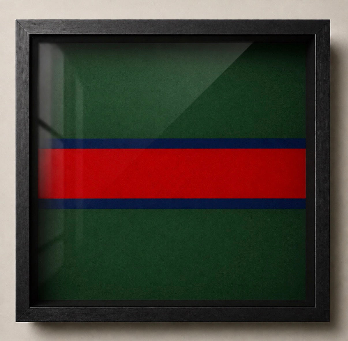 The King's Regiment Cap Badge Display Frame - Precision Military Emblem 