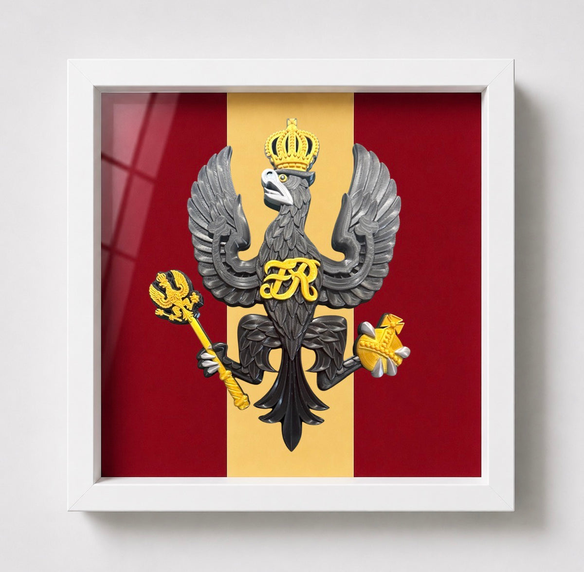 King's Royal Hussars Display Frame - Precision Military Emblems 
