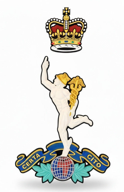 Royal Corps of Signals Cap Badge Queens Crown