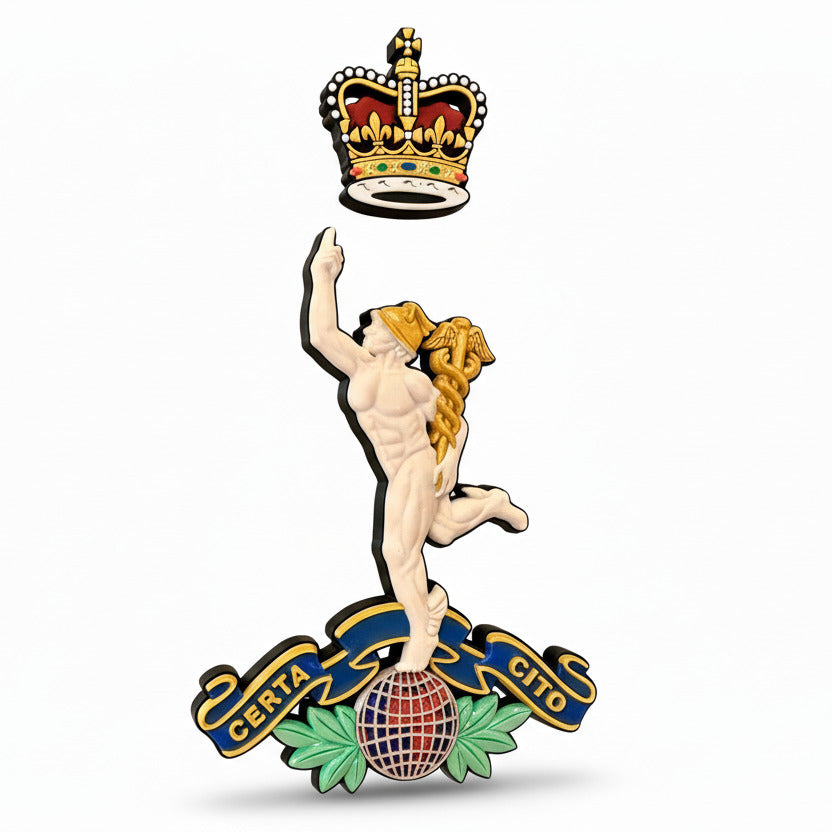 Royal Corps of Signals Cap Badge Queens Crown