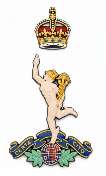 Royal Corps of Signals Cap Badge Kings Crown