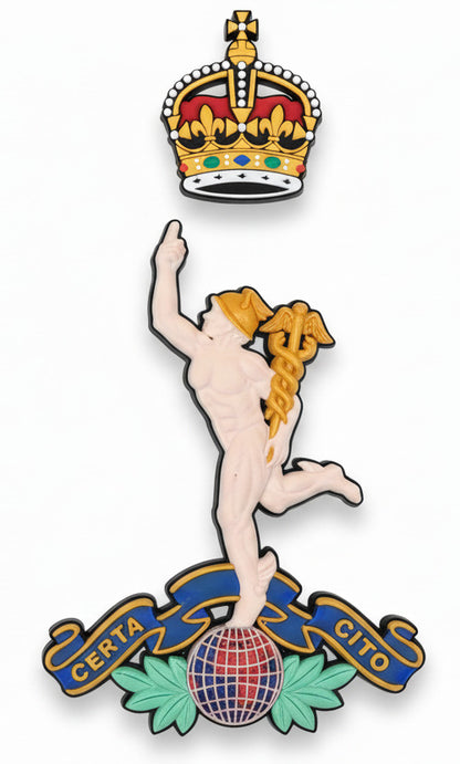 Royal Corps of Signals Cap Badge Kings Crown