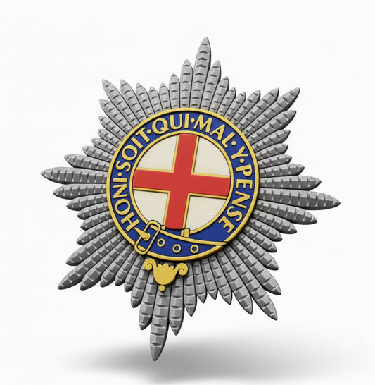 Coldstream Guards 3D Printed Cap Badge - Precision Military Emblems