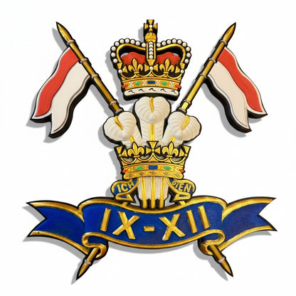 9th / 12th Royal Lancers (Prince of Wales) Cap Badge