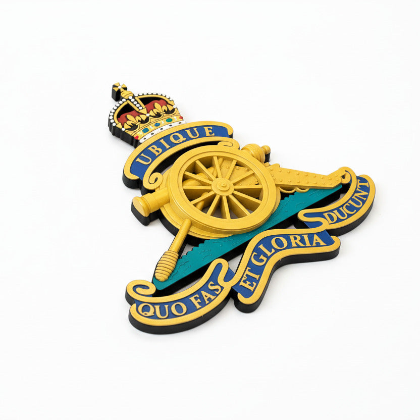 The Royal Regiment Of Artillery Cap Badge Kings Crown