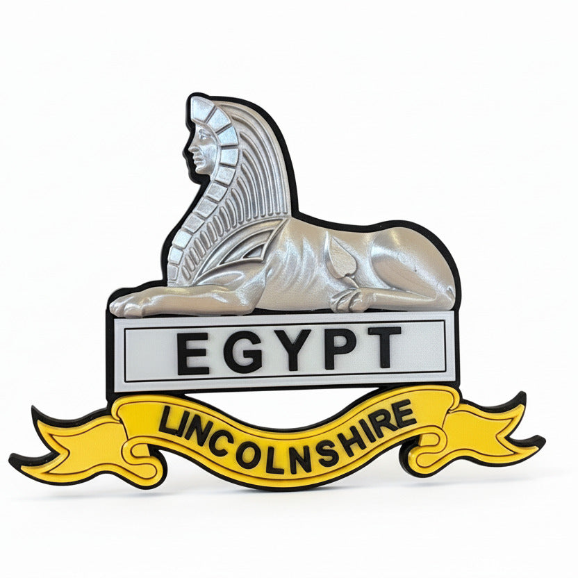 Lincolnshire Regiment 3D Printed Cap Badge - Precision Military Emblems