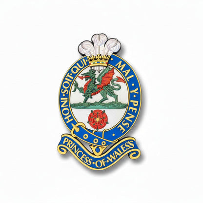 Princess Of Wales's Royal Regiment Cap Badge Full Colour