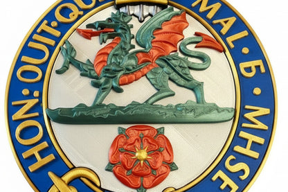 Princess Of Wales's Royal Regiment Cap Badge Full Colour