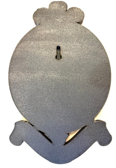 Princess Of Wales's Royal Regiment Cap Badge Red and Silver