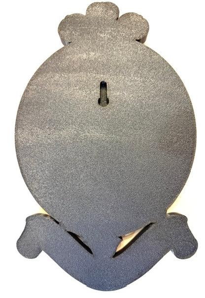 Princess Of Wales's Royal Regiment Cap Badge Red and Silver