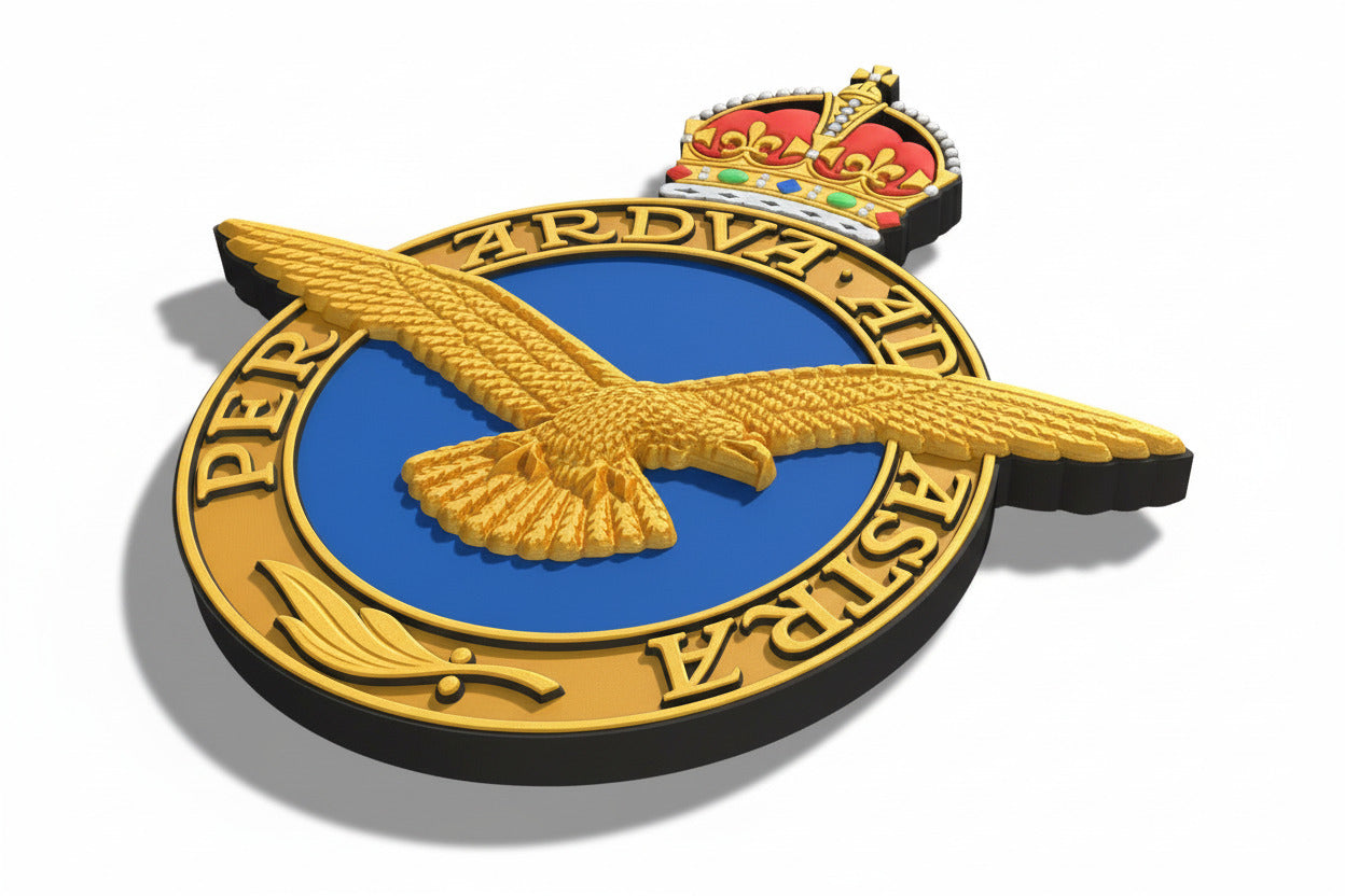 Royal Air Force Emblem Kings Crown