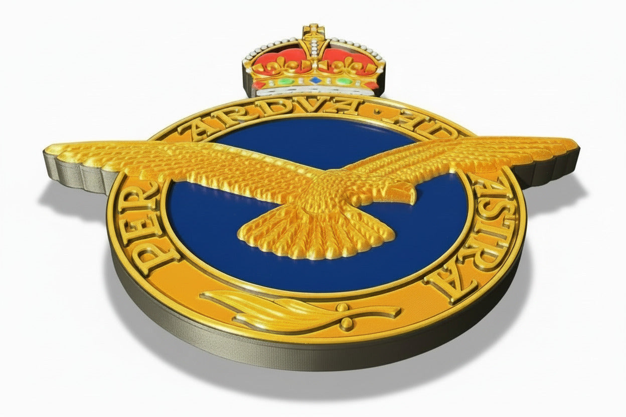 Royal Air Force Emblem Kings Crown