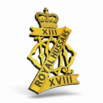 13th / 18th Royal Hussars ( Queen Mart's Own ) Cap Badge