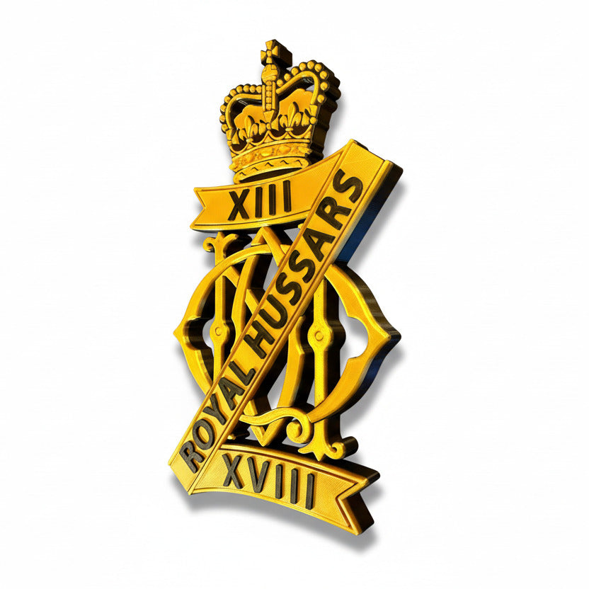 13th / 18th Royal Hussars ( Queen Mart's Own ) Cap Badge