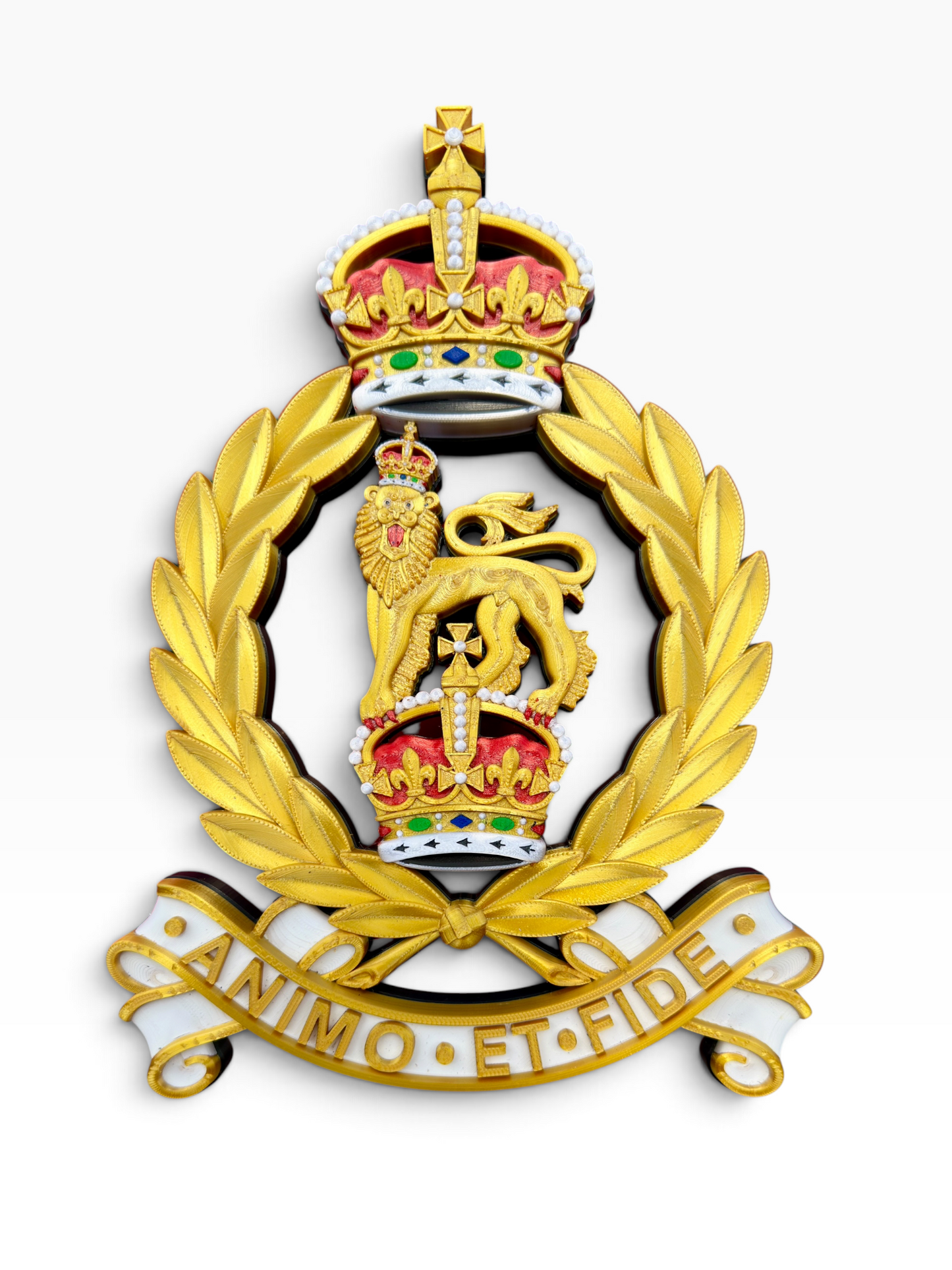 Adjutant General's Corps King's Crown Cap Badge - Precision Militry Emblems 
