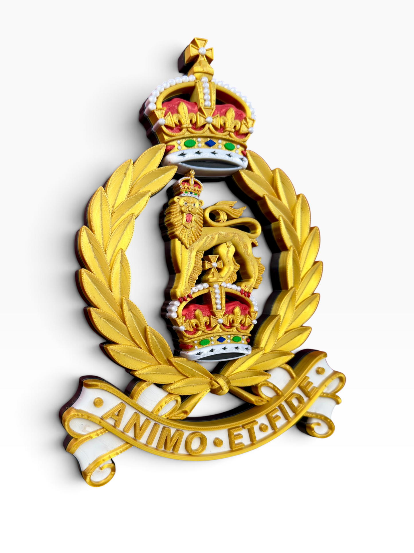 Adjutant General's Corps King's Crown Cap Badge - Precision Militry Emblems 