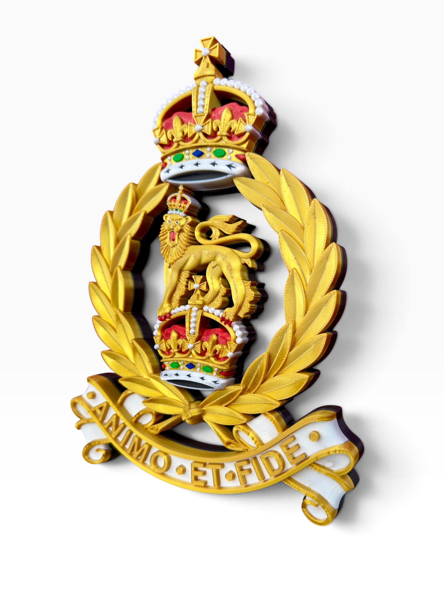 Adjutant General's Corps King's Crown Cap Badge - Precision Militry Emblems 