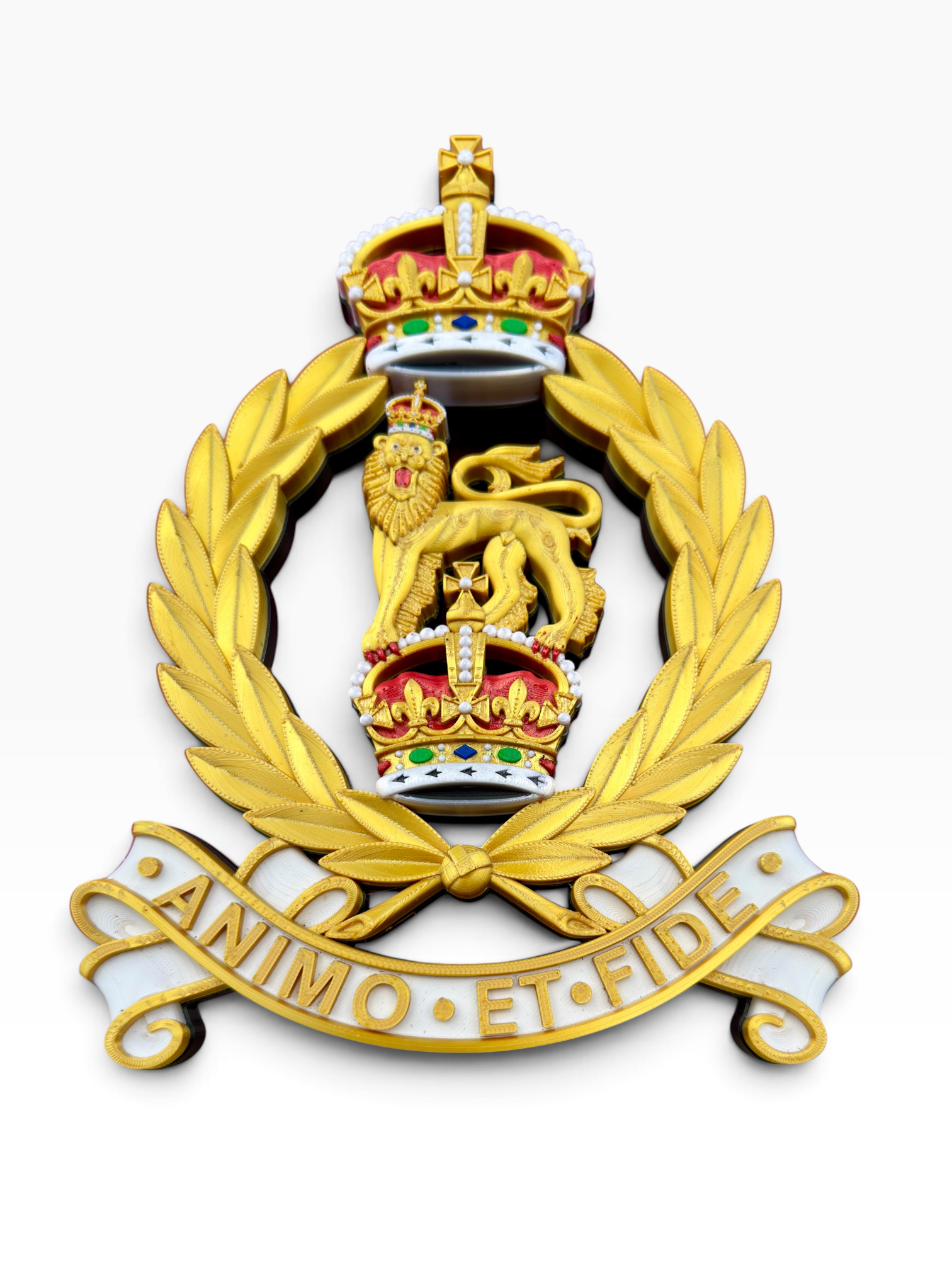 Adjutant General's Corps King's Crown Cap Badge - Precision Militry Emblems 