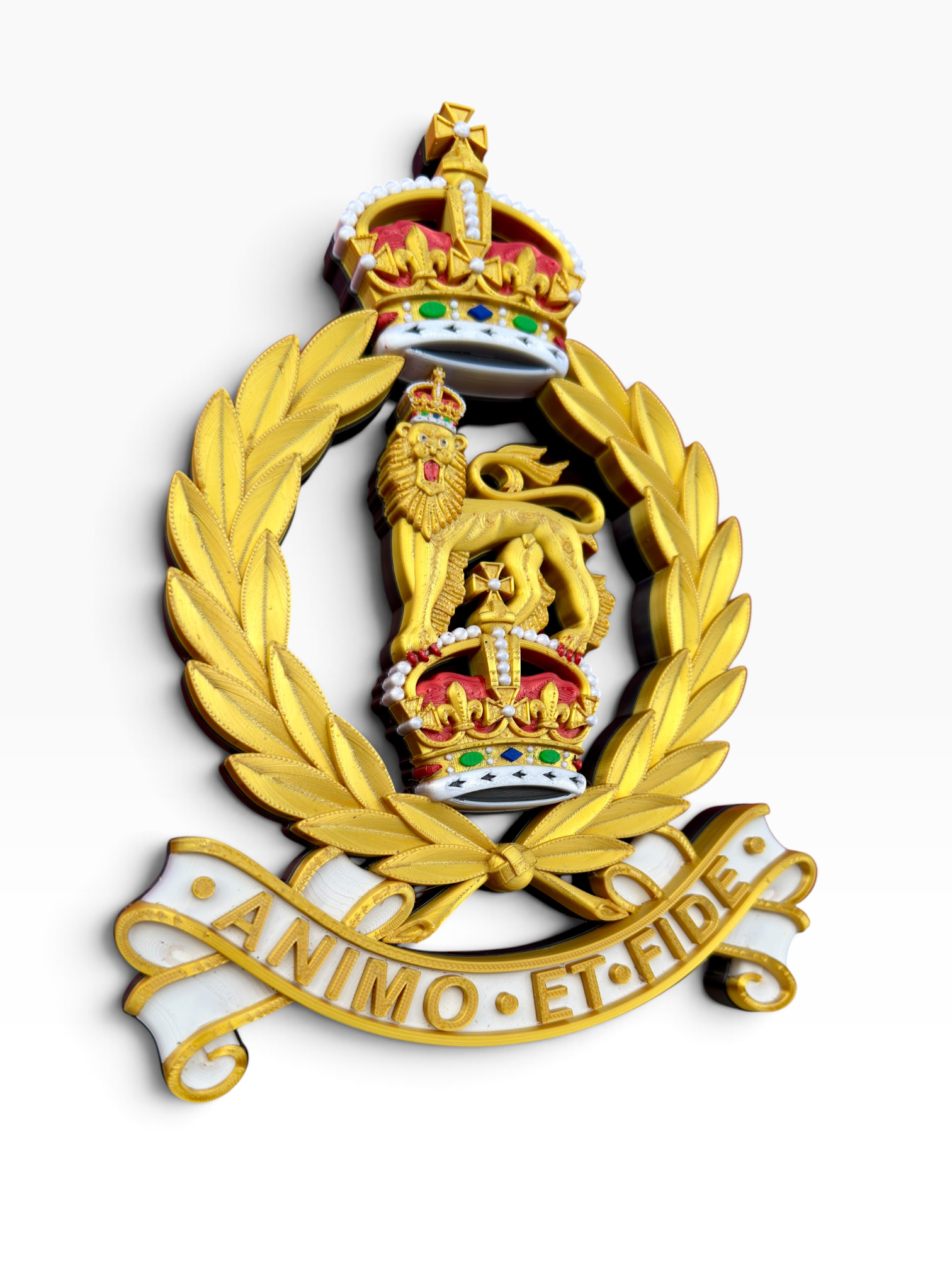 Adjutant General's Corps King's Crown Cap Badge - Precision Militry Emblems 