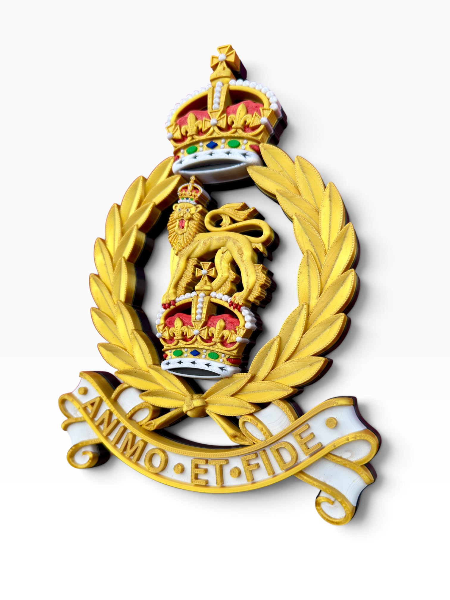 Adjutant General's Corps King's Crown Cap Badge - Precision Militry Emblems 