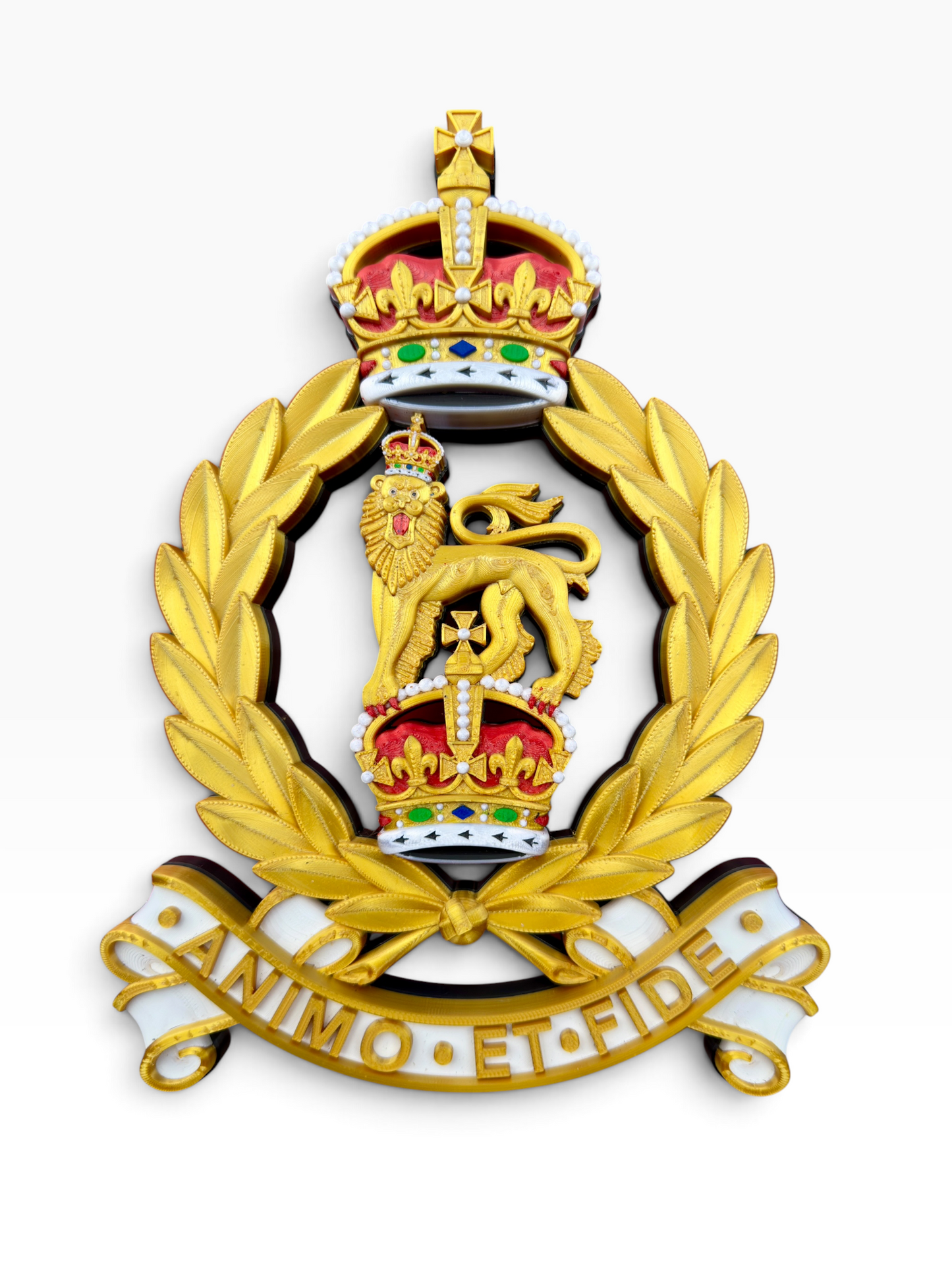 Adjutant General's Corps King's Crown Cap Badge - Precision Militry Emblems 