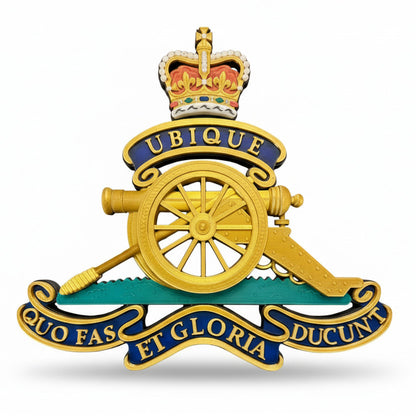 The Royal Regiment Of Artillery Cap Badge Queens Crown