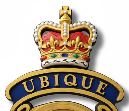The Royal Regiment Of Artillery Cap Badge Queens Crown