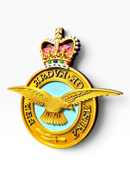 Royal Air Force Emblem – Queen's Crown (MOD Portal Artwork) - Precision Military Emblems 