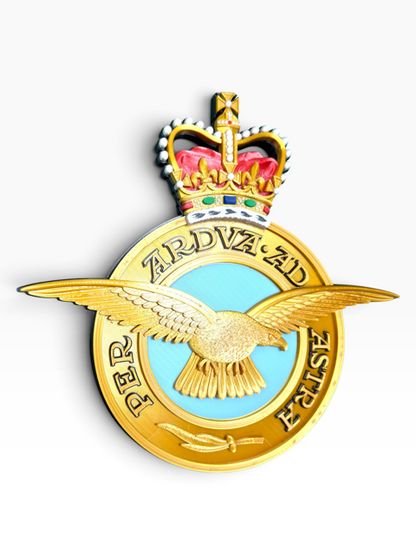 Royal Air Force Emblem – Queen's Crown (MOD Portal Artwork) - Precision Military Emblems 