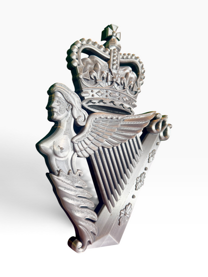 Royal Irish Regiment Queen's Crown Cap Badge - Precision Military Emblems