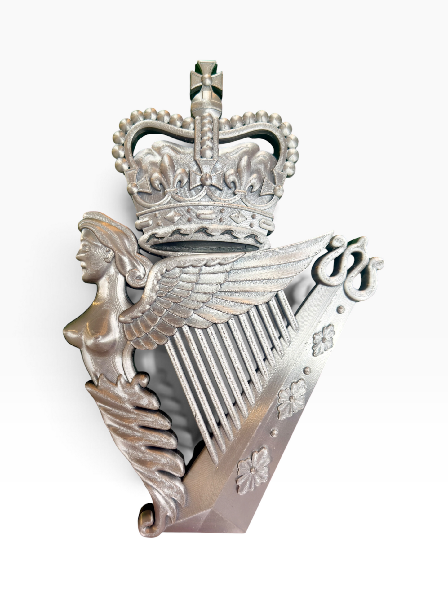 Royal Irish Regiment Queen's Crown Cap Badge - Precision Military Emblems