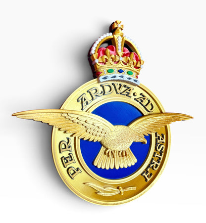 Royal Air Force Emblem – King's Crown (MOD Portal Artwork) - Precision Military Emblems 