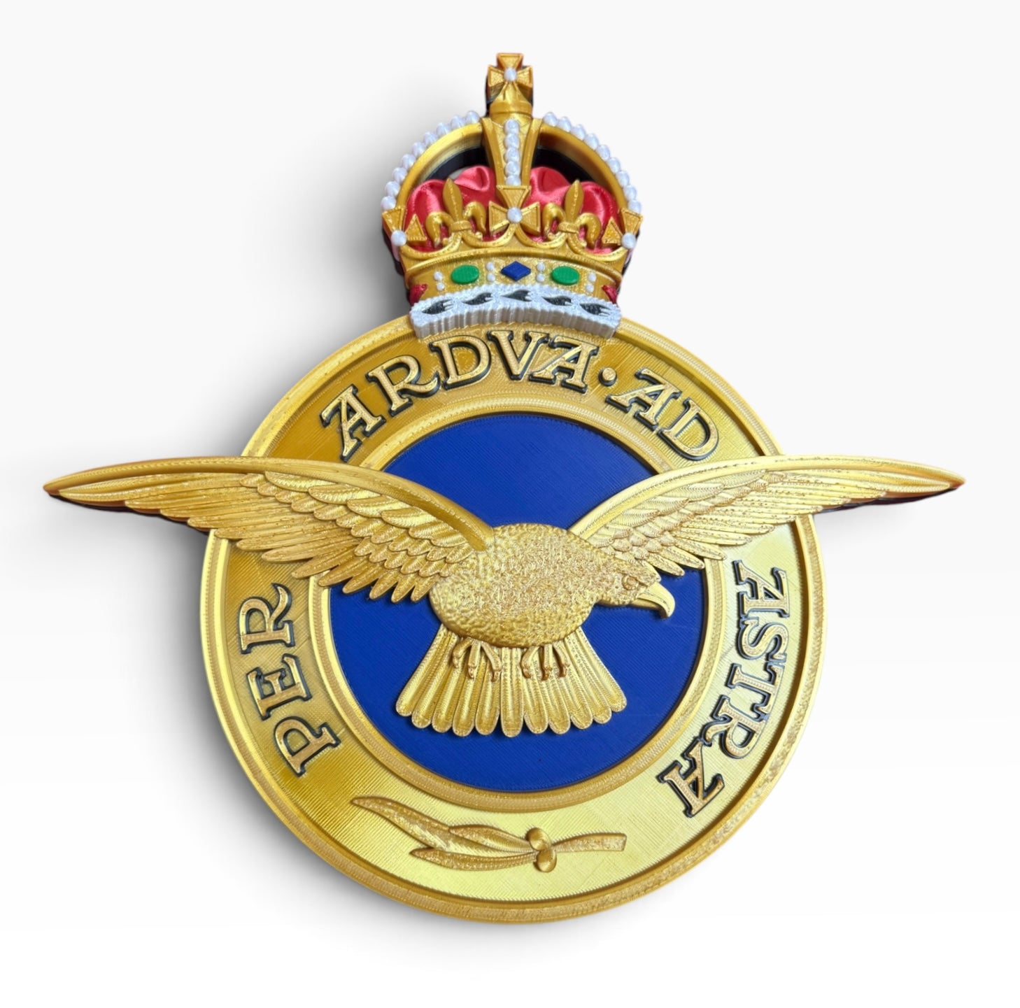 Royal Air Force Emblem – King's Crown (MOD Portal Artwork) - Precision Military Emblems 