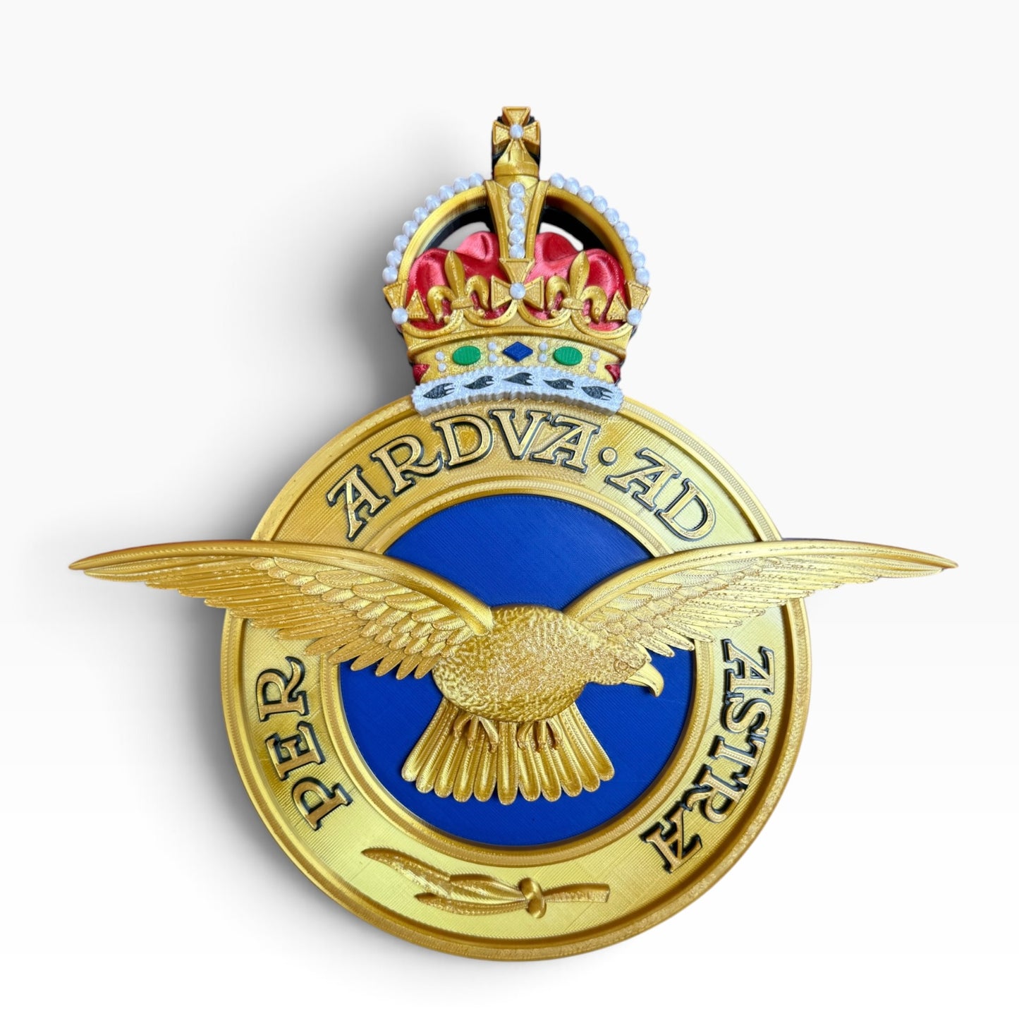 Royal Air Force Emblem – King's Crown (MOD Portal Artwork) - Precision Military Emblems 