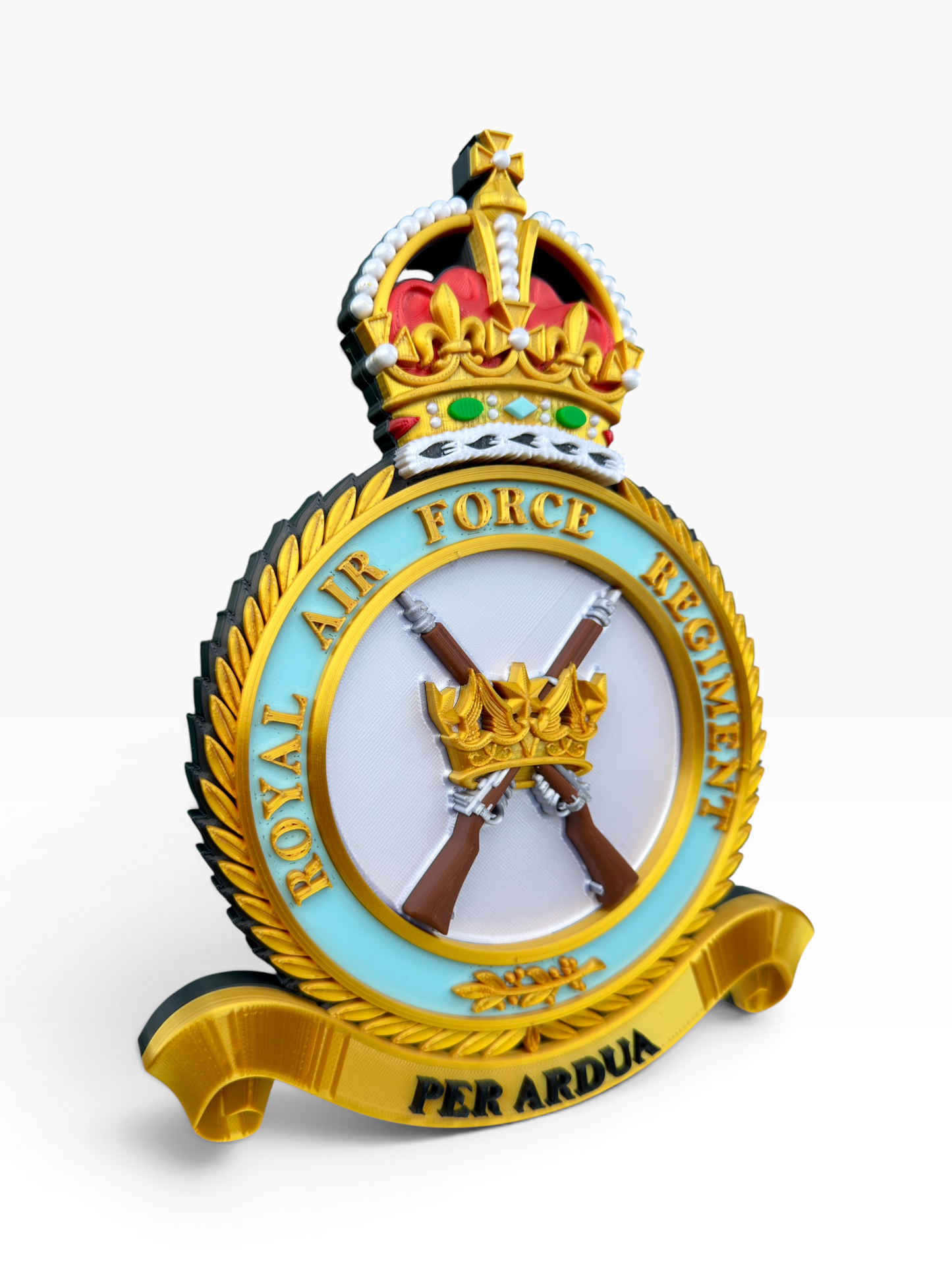 Royal Air Force Regiment Badge – King's Crown - Precision Military Emblems 