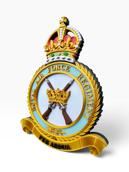 Royal Air Force Regiment Badge – King's Crown - Precision Military Emblems 