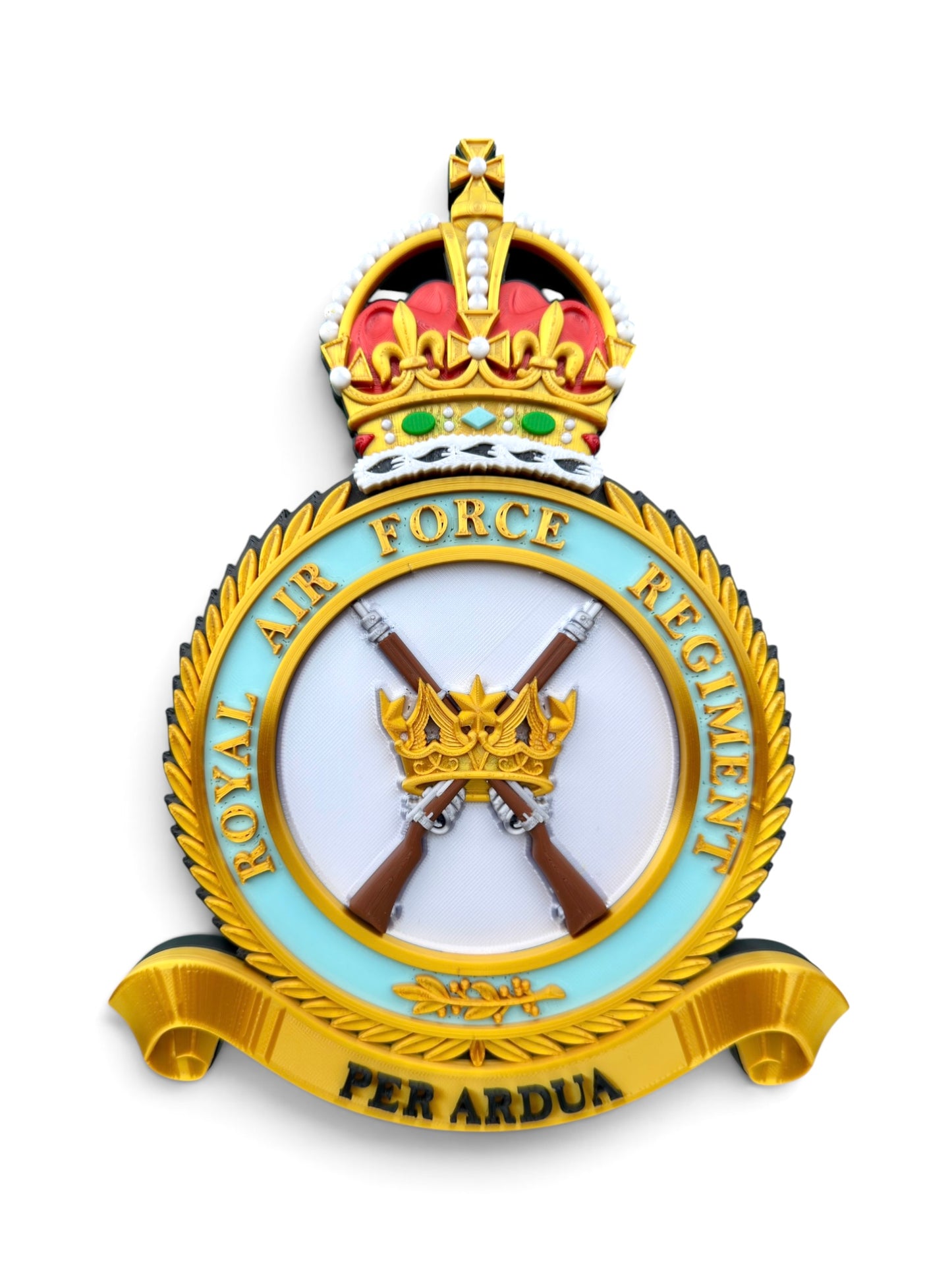 Royal Air Force Regiment Badge – King's Crown - Precision Military Emblems 
