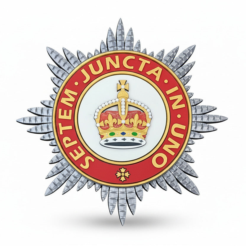 Regimental Badge of the Household Division 3D Printed King's Crown - Precision Military Emblems