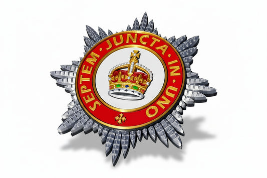 Regimental Badge of the Household Division 3D Printed King's Crown - Precision Military Emblems
