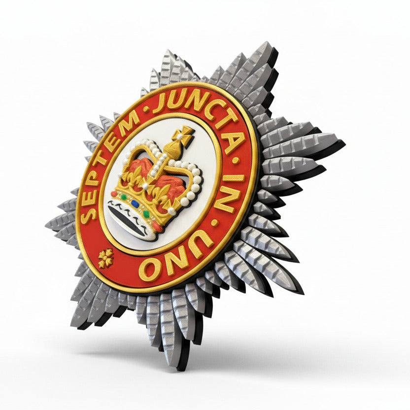 Regimental Badge of the Household Division Queens Crown